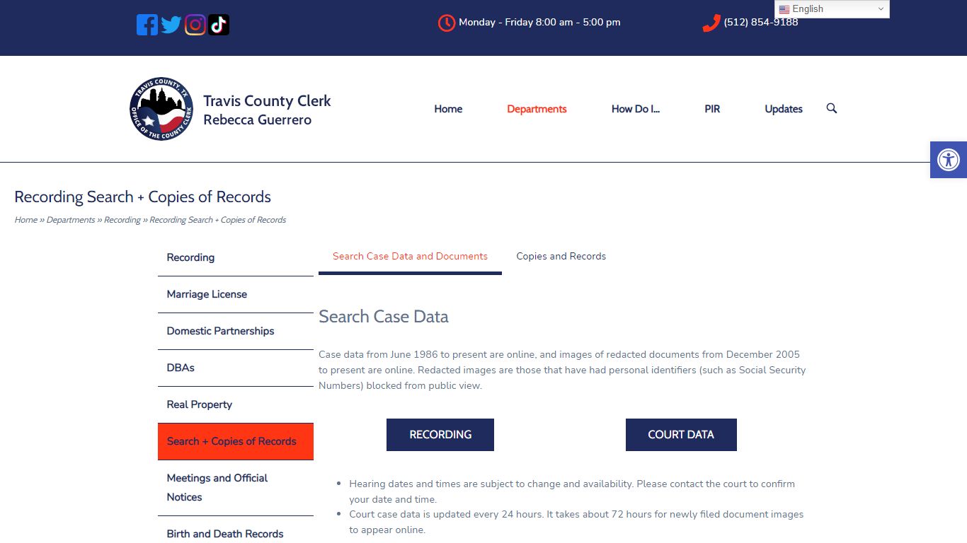 Recording Search + Copies of Records - Travis County Clerk